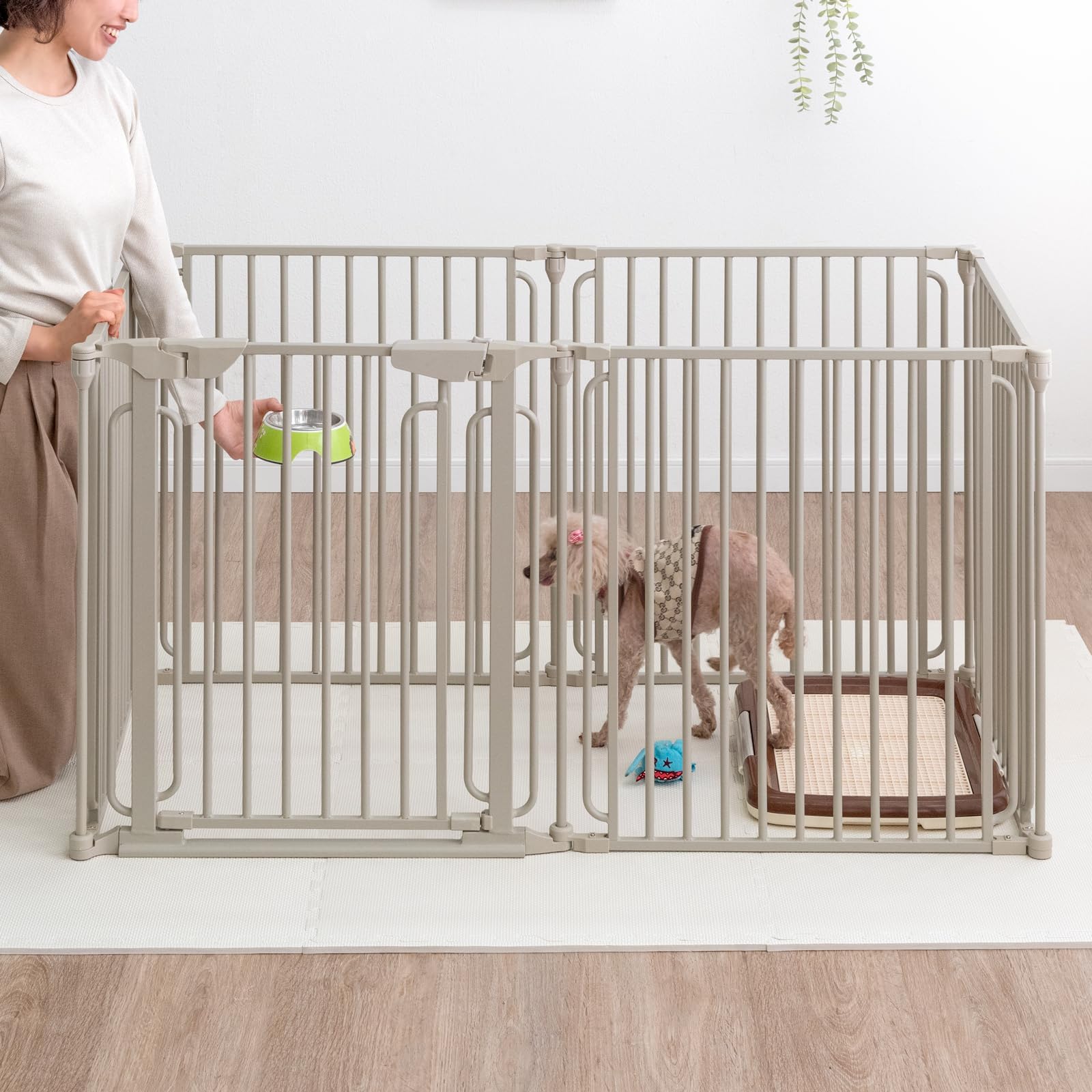 Amazon | タンスのゲン ペットサークル 6枚セット 高さ65cm【小型犬